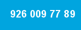 926 009 77 89
